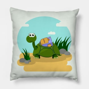 Turtle Auf dem Weg Pillow