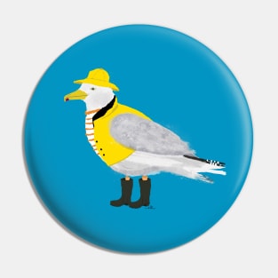 Giggling Gull Pin