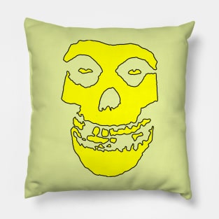 Crimson Ghost - Yellow Solid Pillow