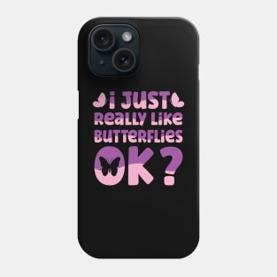 Butterfly Lover Quote Phone Case
