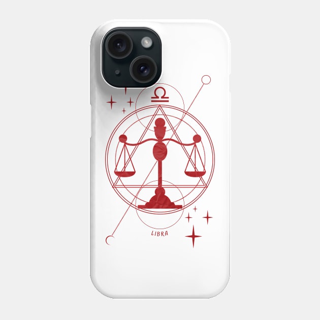 Zodiac, Libra, Astrology, Star sign, Stars Phone Case by Strohalm