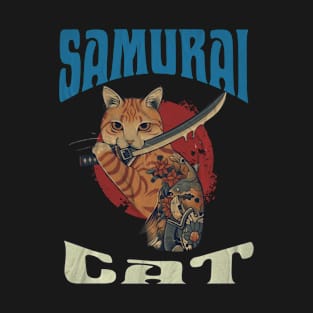 Catana Samurai Cat T-Shirt