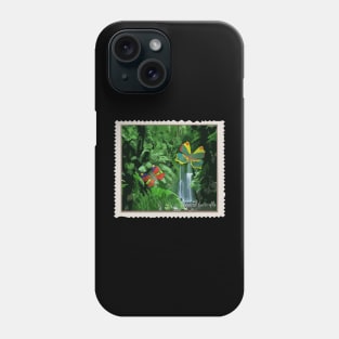 Tropics postage stamp Phone Case