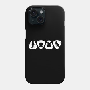 Guitar Picks Dark Theme Phone Case