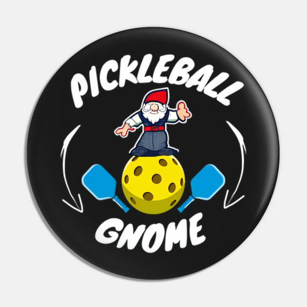 Pickleball Gnome Pin by Shadowbyte91