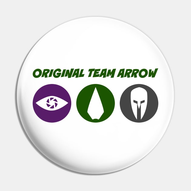 Original Team Arrow - Colorful Symbols - Hero Logos Pin by FangirlFuel