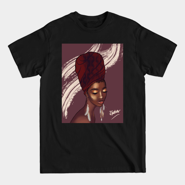 Disover Afrikan Queen - African American - T-Shirt