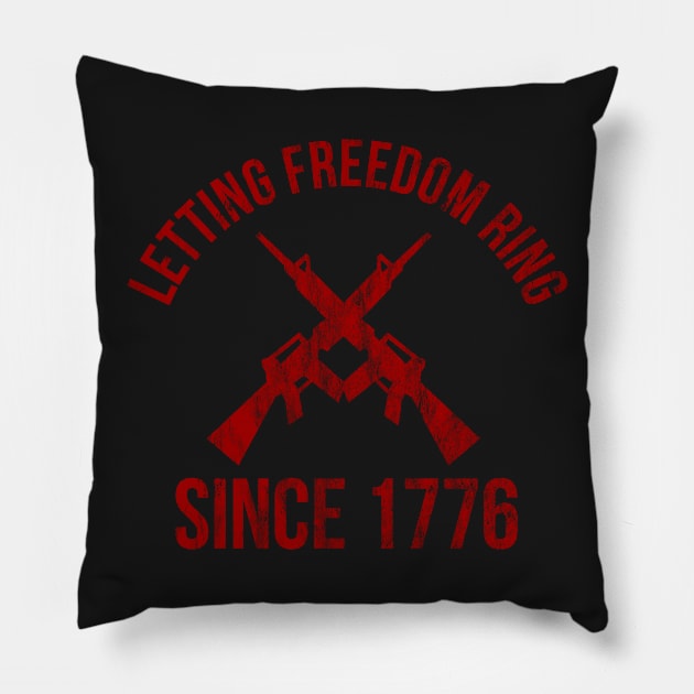 Letting Freedom Ring Since 1776 Pillow by joshp214