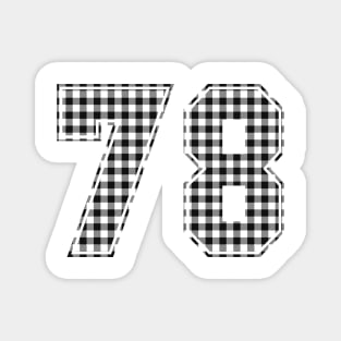 Plaid Number - 78 - Dark Magnet