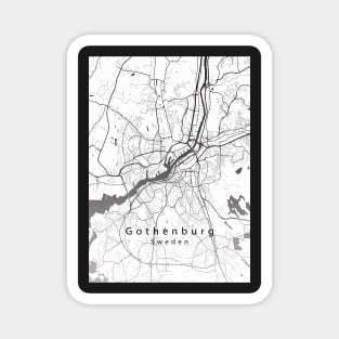 Gothenburg Sweden City Map Magnet