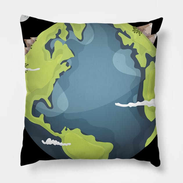 Global Citizen Pillow by Graficof