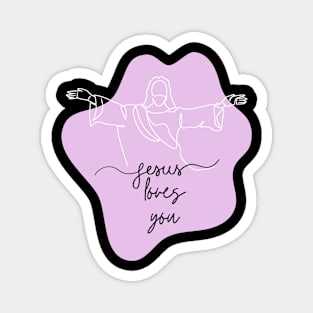 Jesus Loves You Magnet