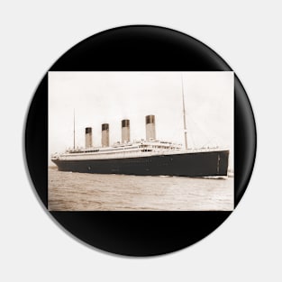 RMS Titanic Leaves Port At Southampton (1912) Pin