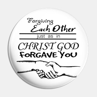 Forgiving each other Pin