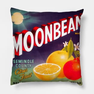 Moonbeam Brand Crate Label Pillow