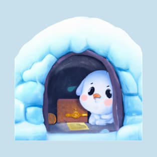 Cute animal in the igloo T-Shirt