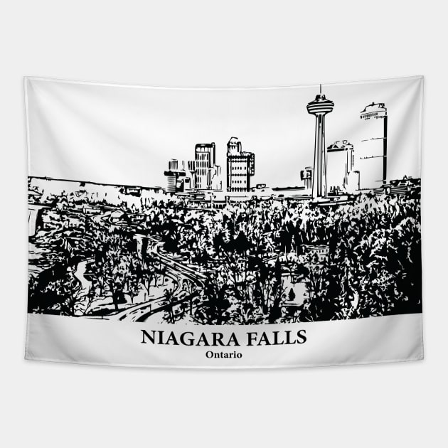 Niagara Falls - Ontario Tapestry by Lakeric