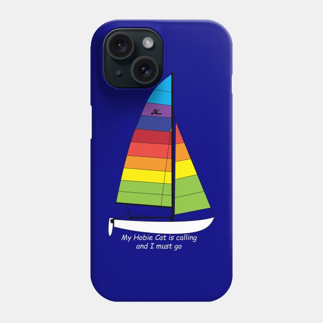 Hobie 16 Catamaran Sailboat Phone Case by CHBB