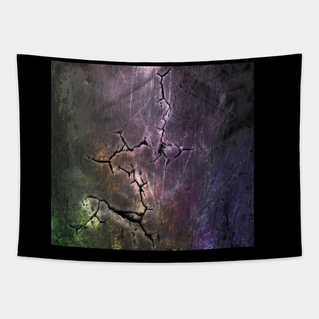 Crackle Faux Tapestry by TeeGal