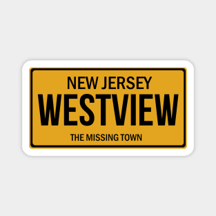 Westview city license plate Magnet