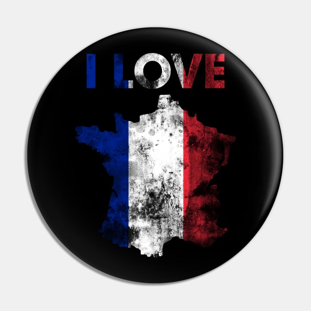 I love France - J'aime la France Pin by JamesBennettBeta