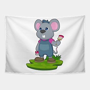 Mouse Painting Paint brush Tapestry