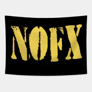 nofx classic yellow Tapestry