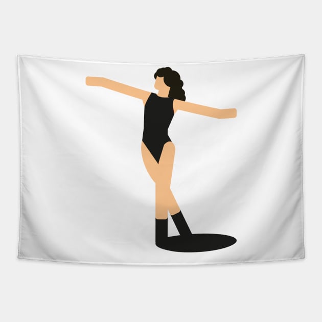 Flash Dance Tapestry by mariacaballer