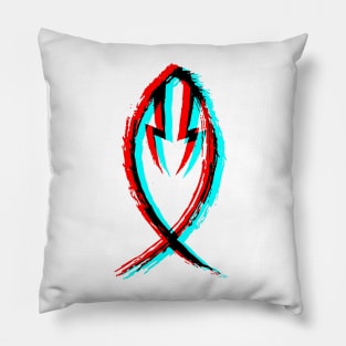 Retro 3D Glasses Style - Abe Sapien Pillow