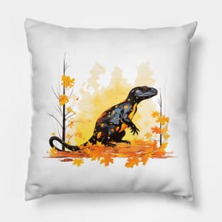 Fire Salamander Pillow