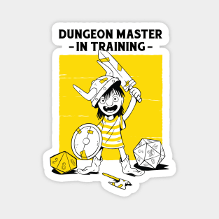 Tabletop RPG - Dungeon Master In Training Magnet