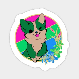 Polysexual Corgi Magnet