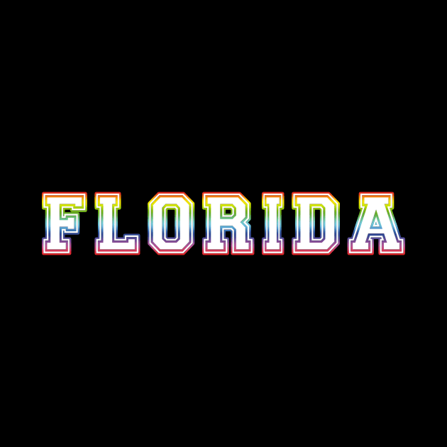 Florida Pride Rainbow by HighBrowDesigns