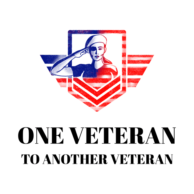 Salute One Veteran To Another by Journees