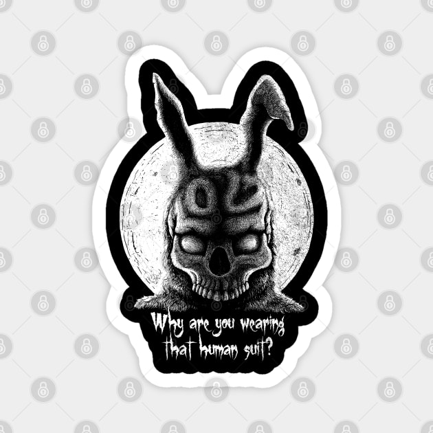 Bunny Frank Magnet by grimsoulart