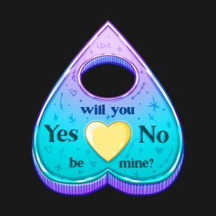 Pastel Goth Ouija Board Planchette Heart Valentine T-Shirt