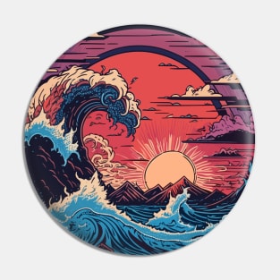 tsunami Pin