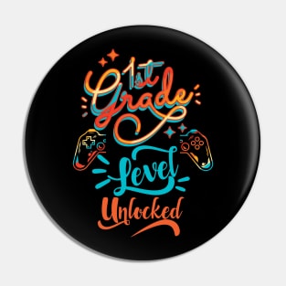 first grade t-shirt Pin