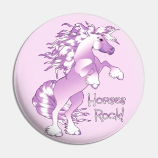 Horses Rock Pin