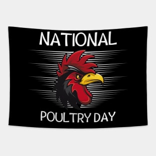 National Poultry Day-Funny Chicken Tapestry