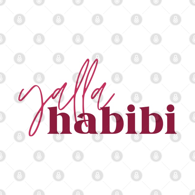 yalla habibi - two fonts by habibitravels