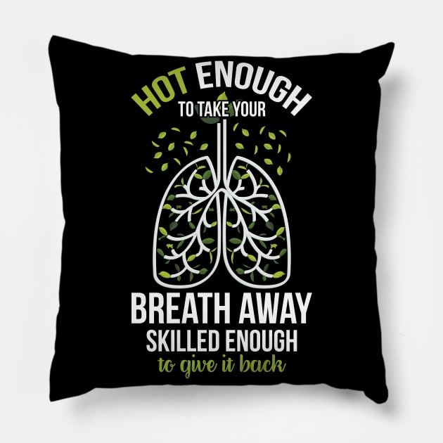 FUNNY RESPIRATORY THERAPIST Pillow by jrsv22