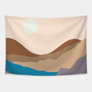 mountain art Tapestry