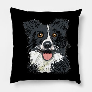 Border Collie Pillow