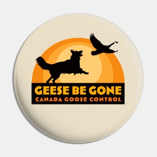 Geese Be Gone Logo Pin