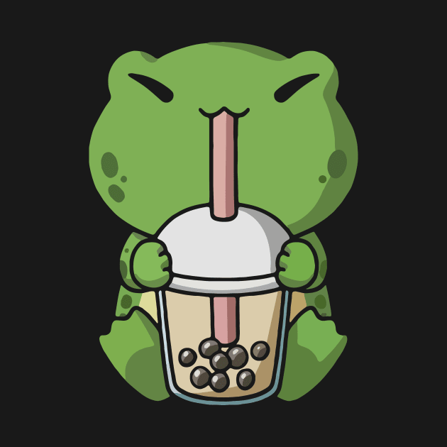 Boba Milk Tea Frog by Amanda Patterson 