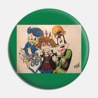 Kingdom Hearts Friends Pin