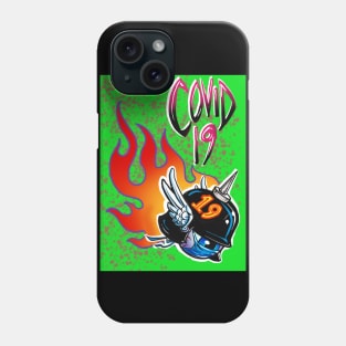 Flying Helmet Eyeball  COVID Phone Case