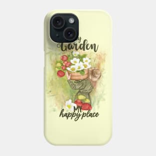 Garden happy place Phone Case