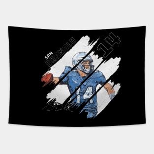 Sam Darnold Carolina Stripes Tapestry